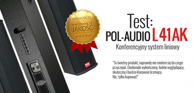 TEST: Aktywny konferencyjny system liniowy POL-AUDIO L 41 AK