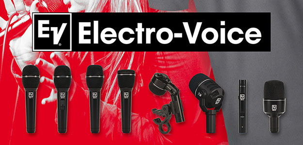 Twój souND zaczyna się tutaj. Koszulka gratis do każdego mikrofonu Electro-Voice ND