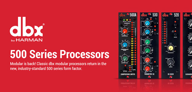 NAMM2016: Legendarne dbx'y w formacie 500 dla Twojego studia