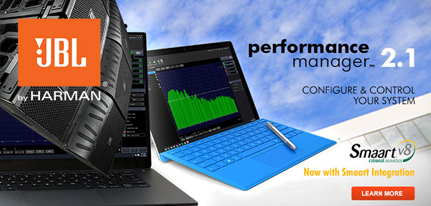 JBL HiQnet Performance Manager 2.1 - Aktualizacja już dostępna
