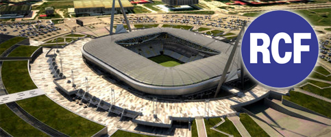 Instalacja RCF na stadionie Juventus w Turynie