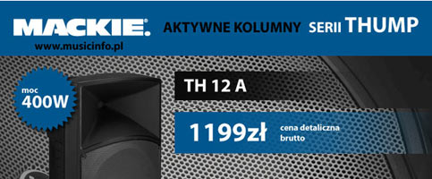 Nowe kolumny aktywne Mackie od 1199 zł