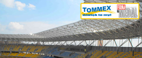 Realizacje TOMMEX na obiektach sportowych