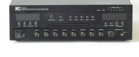 TI-60CT Centrala nagłośnienia 5 strefowa 60W