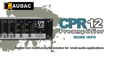 Nowy mikser instalacyjny AUDAC CPR12