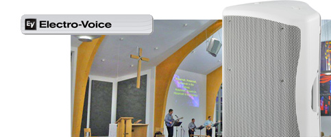 Electro-Voice w kościele.