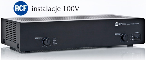 Nowe wzmacniacze instalacyjne 100V od RCF