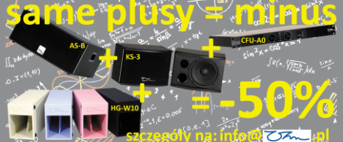 Rabaty 50% na nagłośnienie marki OHM!