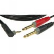 Klotz AY5A-0300 kabel 3m 2x jack mono - mini jack stereo kątowy - zdjęcie 1