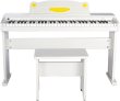 Artesia FUN-1 WH - domowe pianino cyfrowe dla dzieci z ławą i słuchawkami - zdjęcie 1