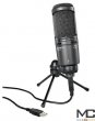 Audio-technica AT 2020 USB+ - mikrofon pojemnościowy wokalny, studyjny, mikrofon USB - zdjęcie 3