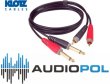 Klotz AT-CJ0300 KABEL 3m 2xJACK/2xRCA - zdjęcie 1