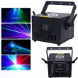 LIGHT4ME APP LASER 5W RGB profesjonalne estradowe oświetlenie laserowe Bluetooth - zdjęcie 1