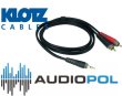 Klotz AY7-0200 Maly Jack Czincze RCA 2m - zdjęcie 1