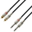 Adam Hall Cables 3 STAR TPC 0600 2 x RCA 2 x Jack mono 6m - zdjęcie 1