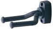 K&M 16280 wieszak do gitary black - zdjęcie 1