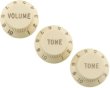 Fender 0997209000 gałki gitar Roadworn Aged White - zdjęcie 1