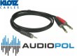 Klotz mini JACK 2 x JACK 1m AY5-0100 - zdjęcie 1