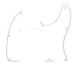 Fender 0991355000 Pickguard Telecaster W/B/W - zdjęcie 1