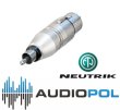 Neutrik NA2FPMM Przejściówka gniazdo XLR- wtyk RCA - zdjęcie 1