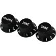 Fender 0991365000 gałki gitarowe volume/tone black - zdjęcie 1