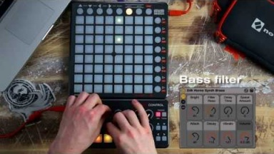 Novation // Launchpad S Control Pack ft Ableton Live Lite performance.