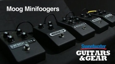 Moog Minifooger Guitar Effects Pedals Demo - Sweetwater Guitars and Gear, Vol. 50