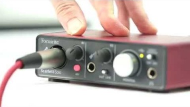 Focusrite Scarlett  Solo - Pierwsze kroki