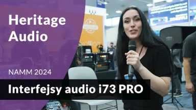 Heritage Audio i73 PRO - Interfejsy audio USB-C z przedwzmacniaczami w stylu 73